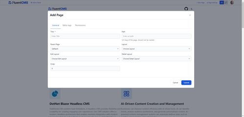 fluentcms 一個(gè)基于 .net 開(kāi)源 現(xiàn)代化的內(nèi)容管理系統(tǒng)