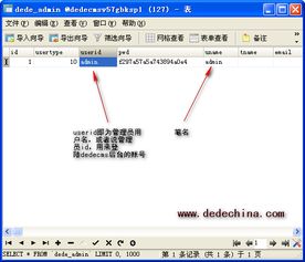 dedechina教程 修改dedecms后臺管理員用戶名的三種方法